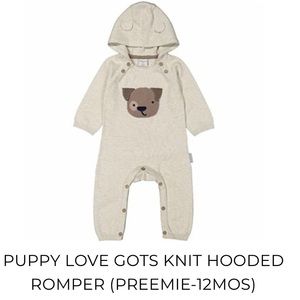 Polarn O Pyret puppy romper 4-6 months